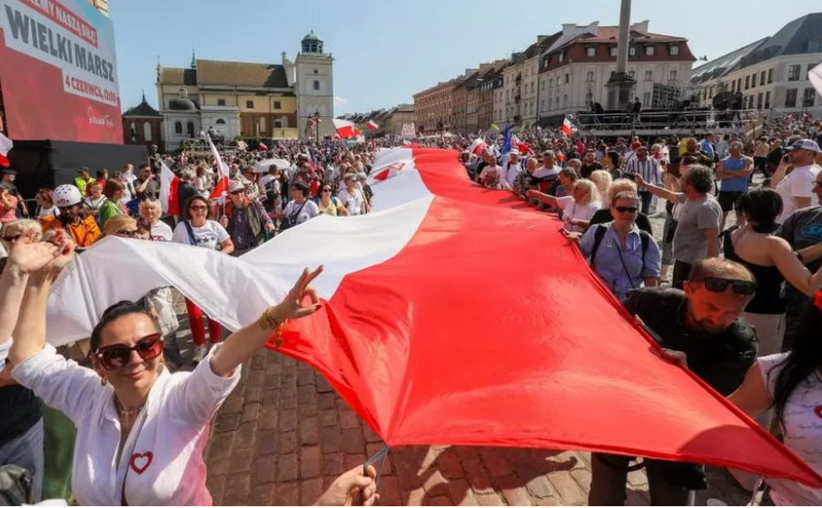 Protesta ne poloni-kundrejt qeverise